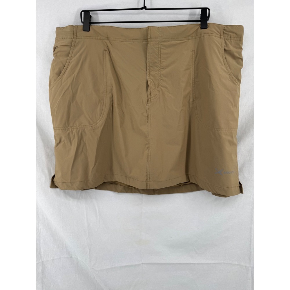 Arctix Womens Tan Active Hiking Skort Size 2X Style 92887X Athletic Golf Skirt - Picture 1 of 7